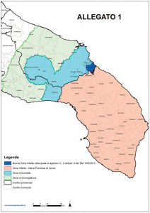 focolai xylella determinazione dirigenziale novembre 2013