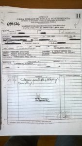 CERTIFICATO SCLEROSI MULTIPLA