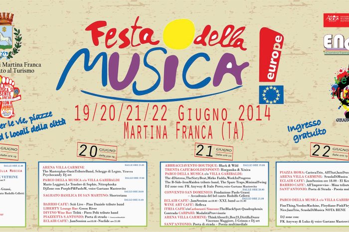 Festa della Musica a Martina, domani la presentazione