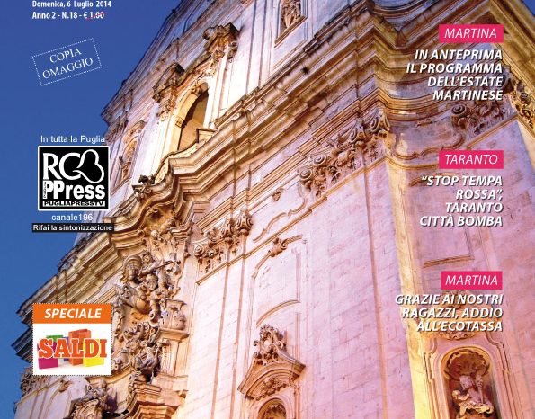 Ecco il nuovo numero del settimanale "PugliaPress"