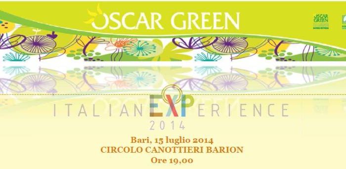 "Oscar Green Puglia 2014", domani la premiazione