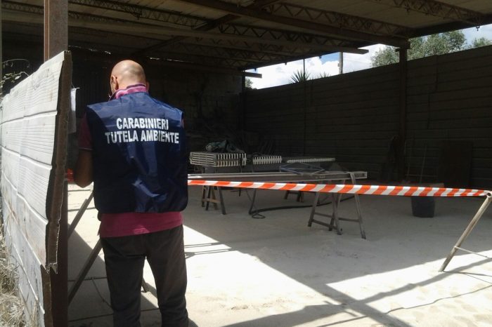 Sabbiatura abusiva in Salento, sequestrata un'area di 300 mq