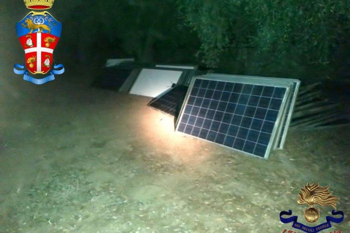 Lizzano: sventato furto  di pannelli fotovoltaici