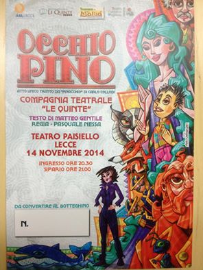 “Occhio … Pino”, al Paisiello di Lecce: donazione e consulenza filosofica