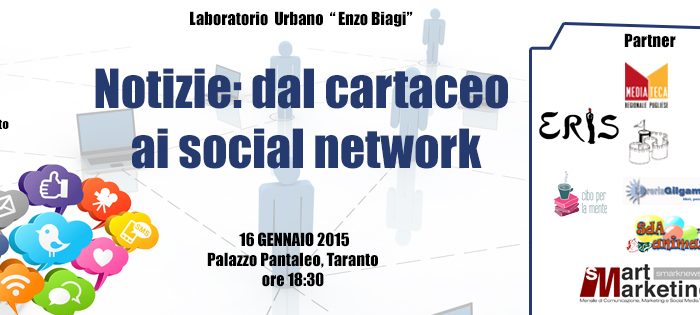 Taranto:  "Notizie, dal cartaceo ai social network"