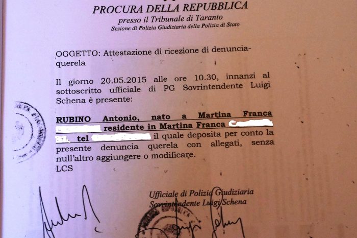 Denunciato Gianfrate, candidato di Salvini