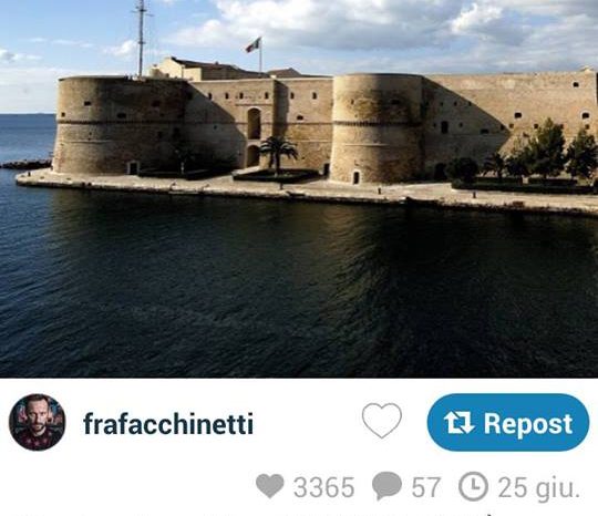 Francesco Facchinetti: "Taranto, città SPETTACOLARE"