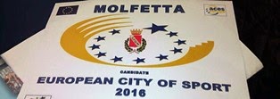 Molfetta (BA) - Città Europea dello Sport 2016, la consegna della bandiera a Bruxelles
