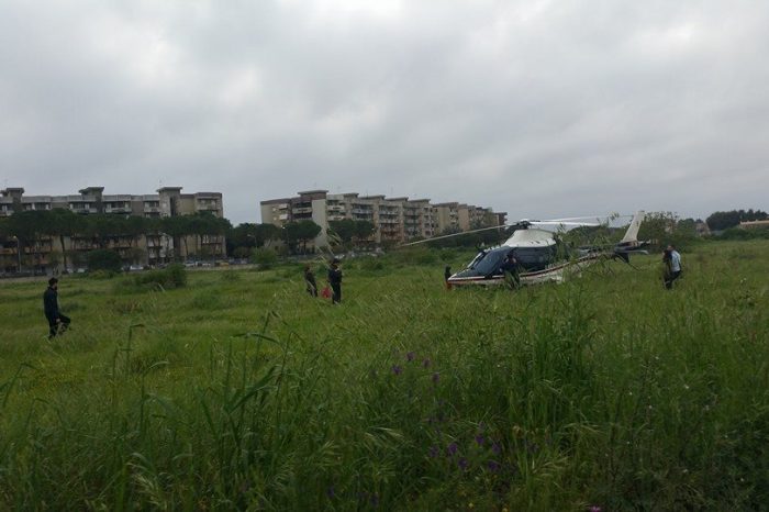 Taranto - Elicottero dei Carabinieri sulla città per un controllo straordinario del territorio