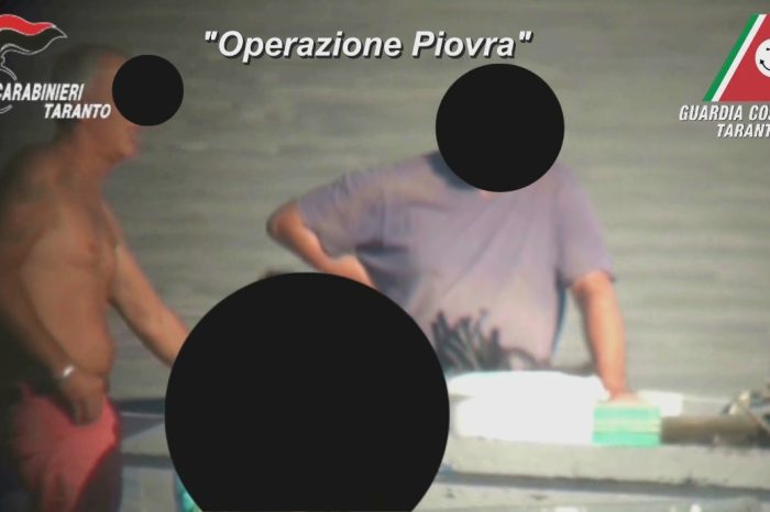 Taranto, Operazione "Piovra" - Cozze insalubri e "pizzo" ai mitilicoltori. 13 arresti | NOMI E VIDEO