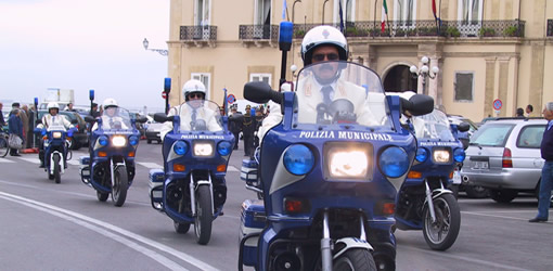 Taranto - Stato di agitazione della Polizia Municipale. Presidio presso Palazzo di Città.