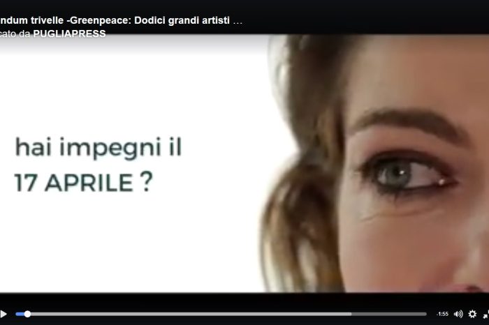Referendum trivelle - Greenpeace: Dodici grandi artisti italiani in difesa del mare | VIDEO