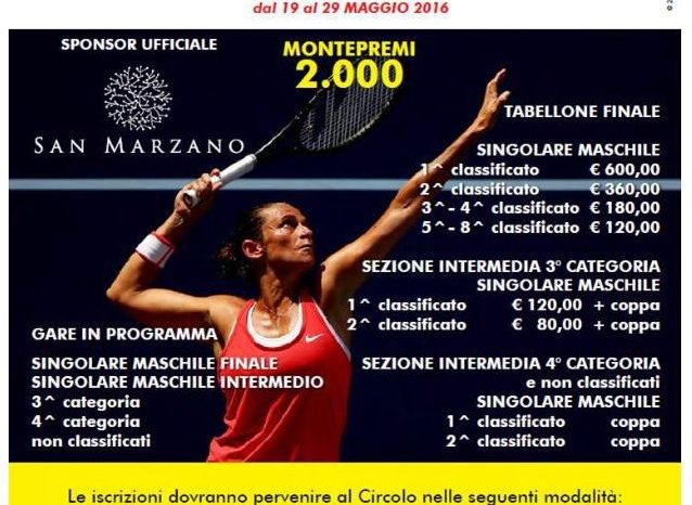 Taranto - Circolo Tennis, presentato il Torneo Open "Città di Taranto"