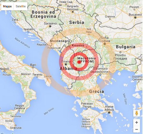 Brindisi- Forte terremoto in Albania, scosse anche nel salento.
