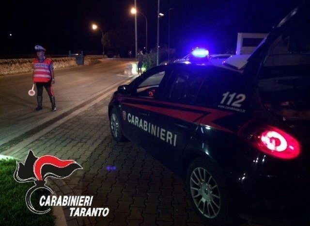 Taranto - Controllo straordinario dei Carabinieri: 2 arresti e 6 denunce.