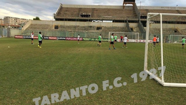 Taranto - Ripresi gli allenamenti. Differenziato per tre calciatori