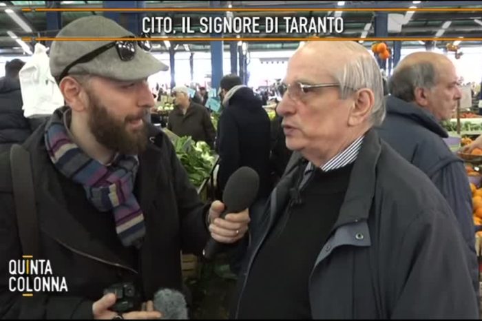 Taranto - Giancarlo Cito porta Taranto ed i suoi problemi a "Quinta Colonna" Rete4