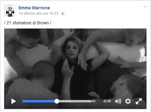 "21 sfumature di Brown". Una sexy Emma Marrone fa "impazzire" i suoi fan su Fb. ECCO COME: