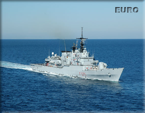 Taranto - Dopo sette mesi di missione antipirateria, rientra la nave EURO.
