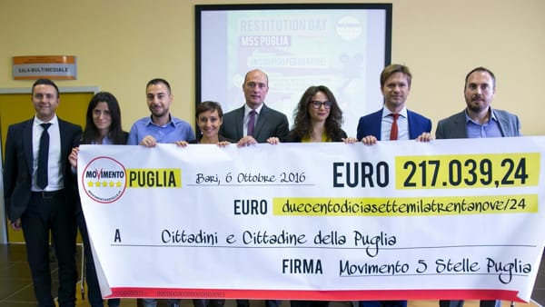 Bari - Consiglieri Regionali donano 217mila euro per l'Ospedale San Paolo