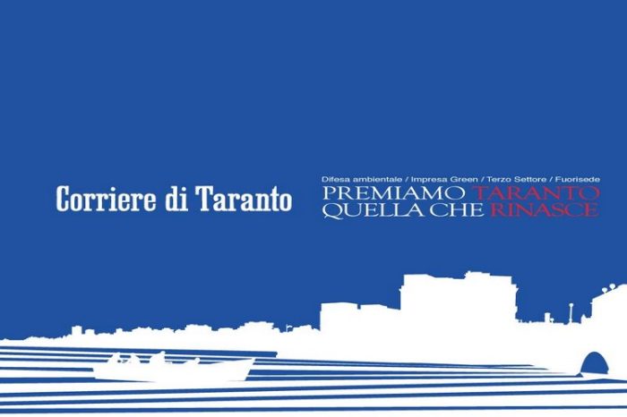 Taranto - "Premio Corriere di Taranto". Il 23 novembre sarà premiato chi ha portato in alto il nome del territorio