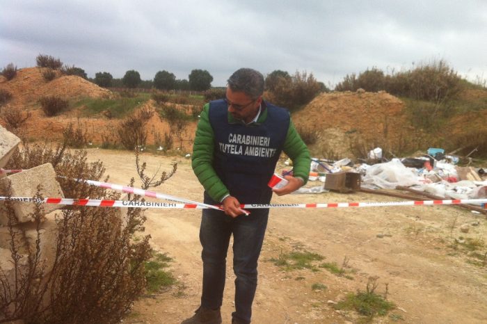 Taranto - NOE di Lecce sequestra cava in località "Palombara"