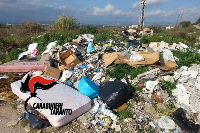 Taranto - Abbandono dei rifiuti nelle campagne, i Carabinieri impongono ai Sindaci la bonifica