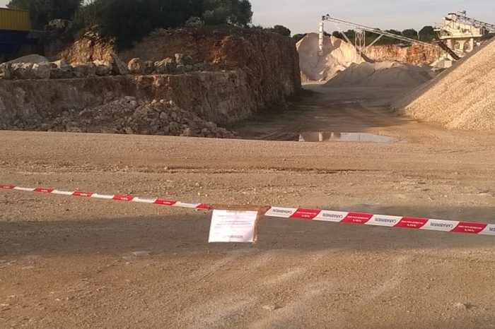 Taranto - Intervento del NOE all'interno di una cava, scatta il sequestro d'urgenza