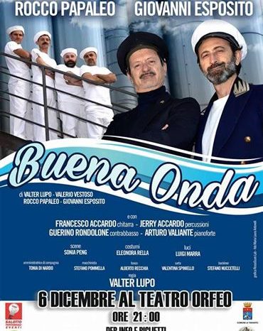 Taranto - Arriva Rocco Papaleo con Giovanni Esposito al timone del Teatro Orfeo