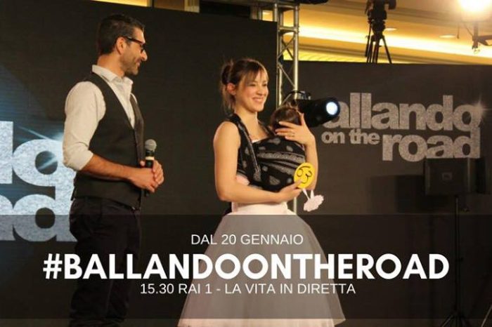 Taranto - La ballerina Francesca Macripò oggi a "La Vita in Diretta" con "Ballando on the Road"