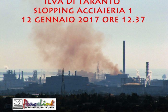 Taranto - La denuncia di Peacelink : "Le prescrizioni AIA non attuate da ILVA, oggi altro slopping"