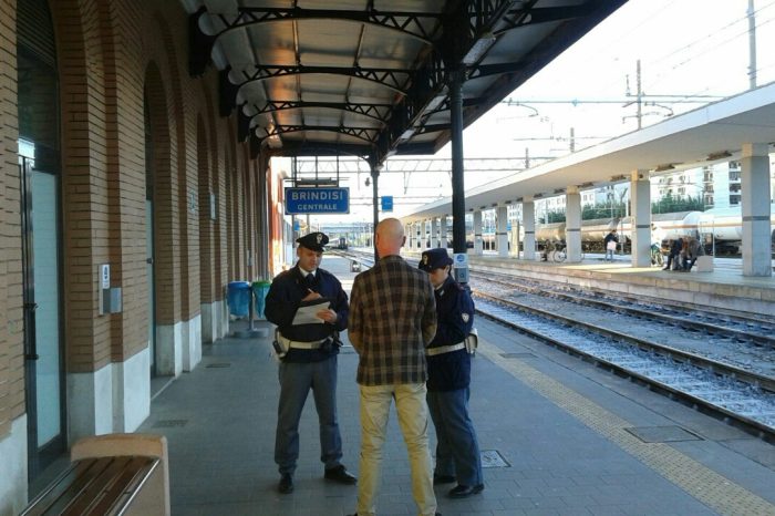 Brindisi- Controlli straordinari della Polizia Ferroviaria, intensificati anche i servizi di scorta a bordo treno
