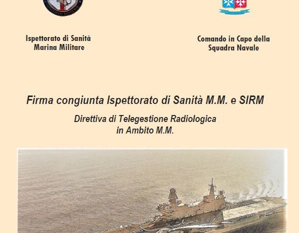Taranto, Marina Militare - Firmata  la direttiva di telegestione radiologica della marina a bordo della portaerei Cavour