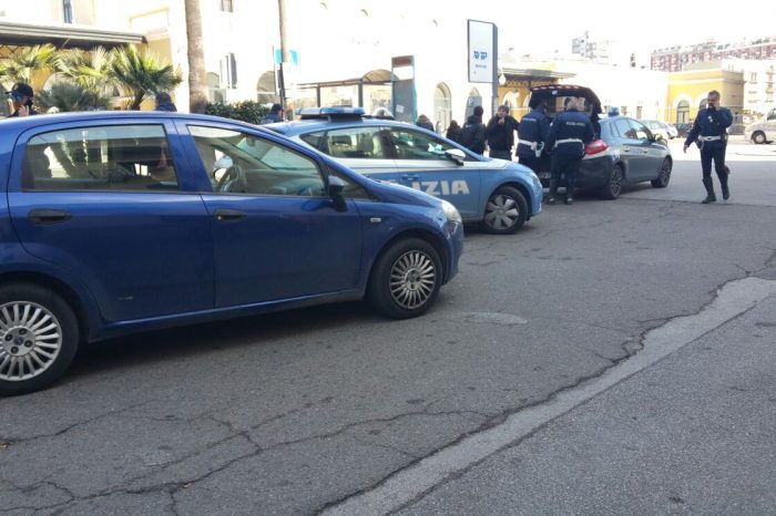 Taranto – Giro di vite ai parcheggiatori abusivi, controlli della Polizia di Stato e Locale |FOTO