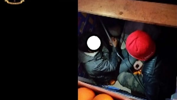 Bari - Uomini e minori stipati fra le arance, salvati migranti al Porto