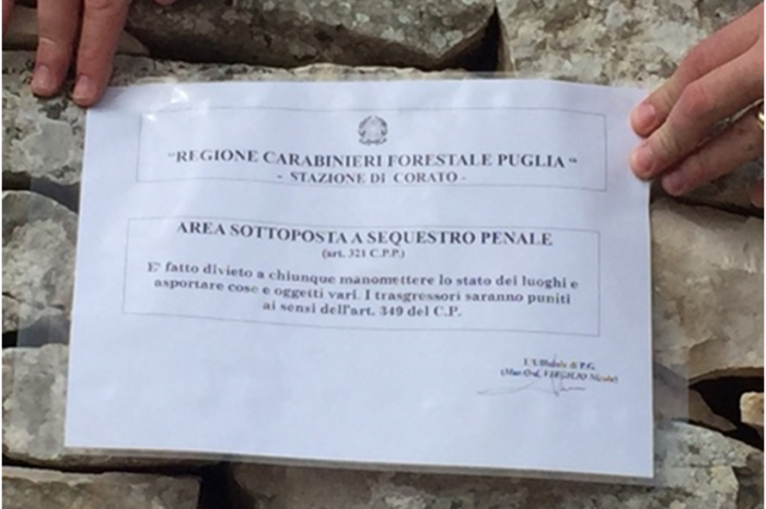 Bari - Terlizzi: Sequestrato immobile abusivo in località “Dietro i Cappuccini”