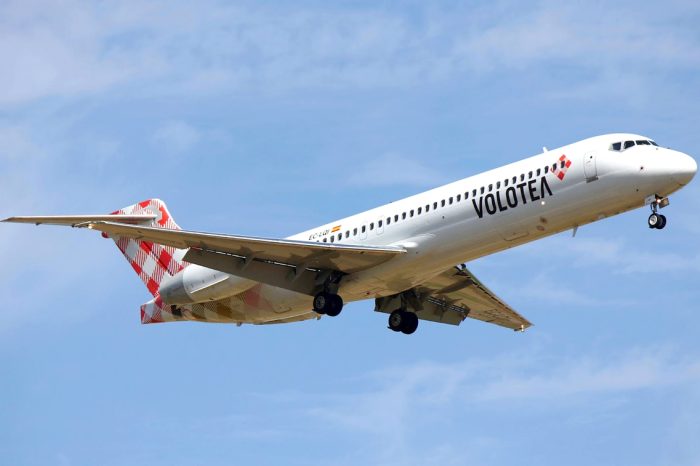 Bari - compagnia aerea Volotea annuncia vendita biglietti fino a Marzo 2018, e aumento dei posti disponibili sui voli
