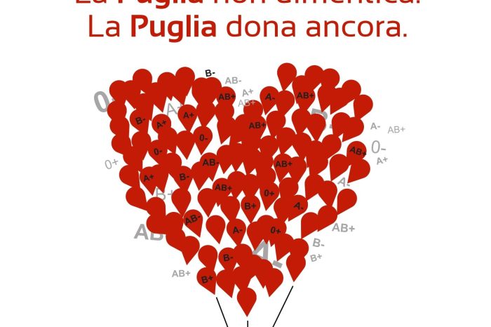 Brindisi- "La Puglia non dimentica, la Puglia dona ancora." Istituita la Giornata Pugliese del Donatore di Sangue