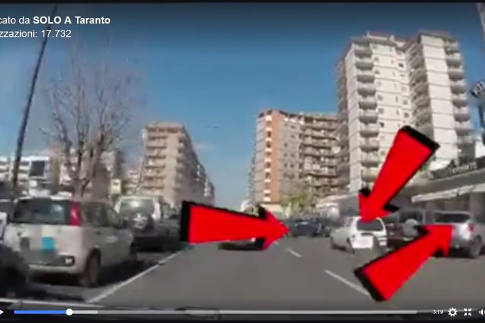 Taranto – Automobilisti indisciplinati: 263 multe in 5 minuti . Il video che è diventato virale.