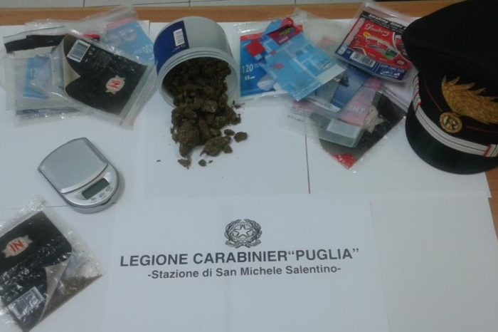 Brindisi- Pizzicato con la droga, 32enne finisce nei guai