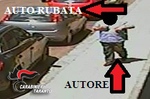Taranto - Ladro seriale di auto, incastrato dalle telecamere di sorveglianza. (VIDEO)
