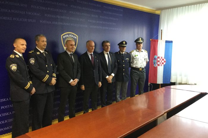 Incontro bilaterale tra i capi della polizia italiana e croata.