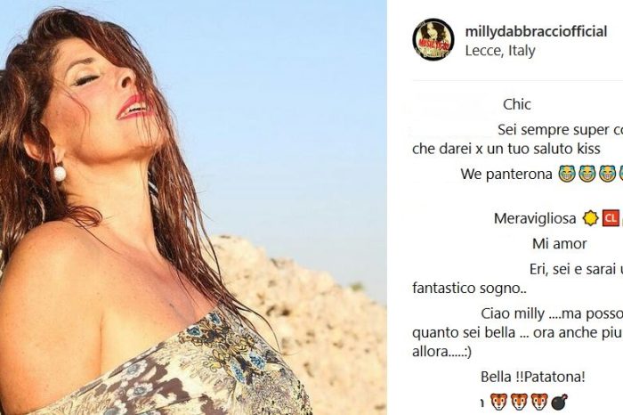 Lecce- Milly D'Abbraccio infiamma il Salento con i suoi scatti "bollenti"