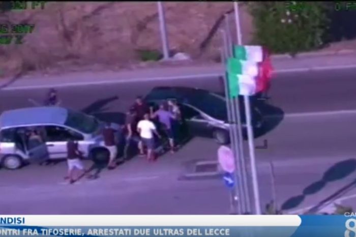 Brindisi- Scontri tra tifosi, arrestati due ultras