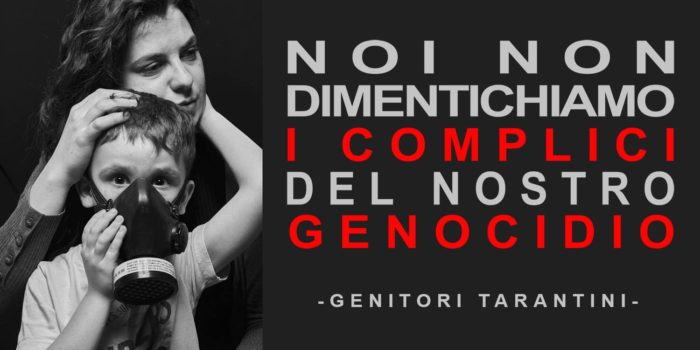 Taranto - Genitori Tarantini. Lettera aperta al Presidente della Repubblica: " Una città vandalizzata dallo Stato".