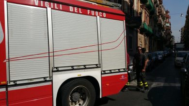 Incendio a Santeramo