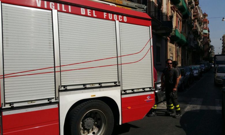 Incendio a Santeramo