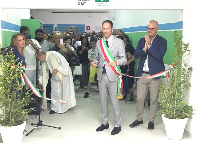 Taranto - Inaugurata la nuova sede scolastica dell'Istituto Statale Giannone di Pulsano.