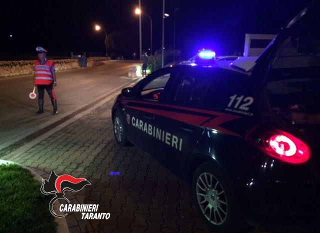 Taranto - Controllo straordinario dei Carabinieri: 3 arresti e diverse denunce.