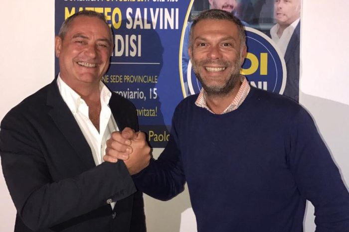 Brindisi- Noi Con Salvini, Buccolieri nominato vice segretario provinciale del Movimento